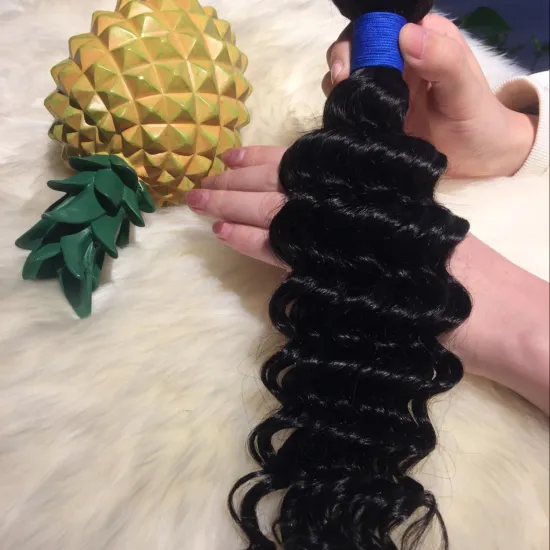 10a grade peruvian hair deep wave bundles 4 bundles deal, hair package deal, qingdao peruvian human hair in china