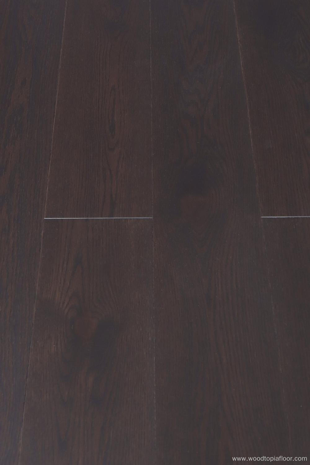 Brushed Oak Wood Flooring Solid Indoor 15mm