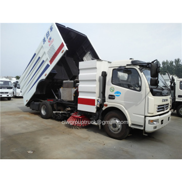 Dongfeng รถบรรทุกขนาดเล็กติดถนน Sweeper