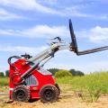 Roda kecil skid steer loader pembinaan pelbagai fungsi