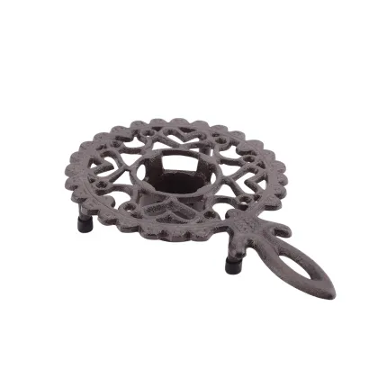 Traditional Cast Iron Teapot Warmer with Tea Lights