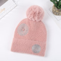 2019 knit cap with thickened ball cap