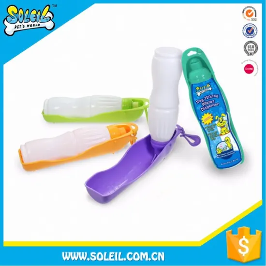 Different Colors PP Plastic Animal Water Dispenser For Dog