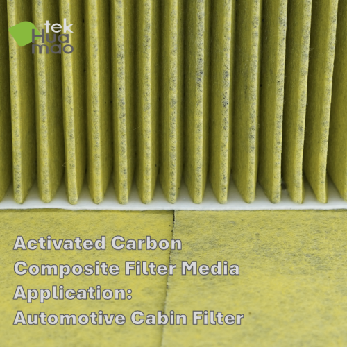Médias de filtre à cabine en carbone activé à 4 couches multifonctionnelles