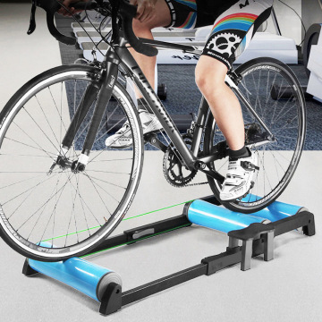 Space-Saving Foldable Bike Trainer: Cycling Rollers and Stands for Indoor Use