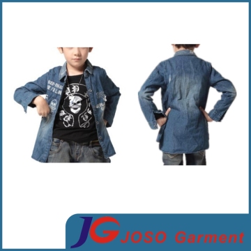 Printing Kids Fashion Jeans Dress