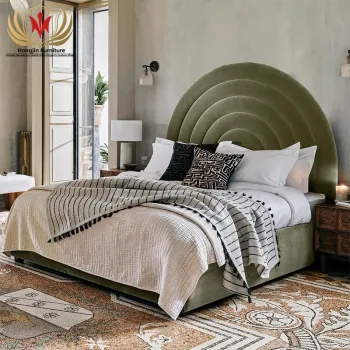 HJ HOM American Double King Wedding Bed: A Blend of Retro Charm and Modern Comfort in Nordic Home Furniture