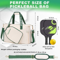 Portable Pickleball Tote Bag with Insulated Pockets
