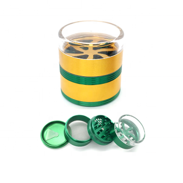 63mm 4 layers high quality cylindrical unique shaped Spice Crusher Herb Grinder
