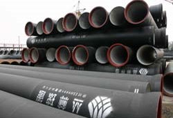 ductile cast iron pipe and fittings