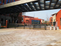 Modern Aluminum Alloy Automatic Telescopic Gates with Custom Powder Coating