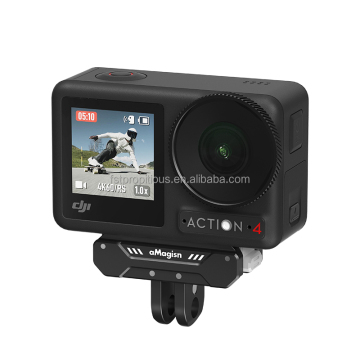 Magnetic Quick Release Mount for DJI Osmo Action 4/3 Camera - Bike Handlebar Mount
