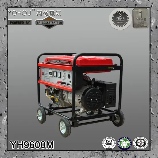 Open type three phase 8500 watt permanent magnet ac generator set for base station