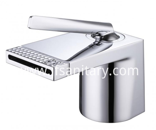 Waterfall Basin Faucets Chrome Brass And Acrylic Exclusive