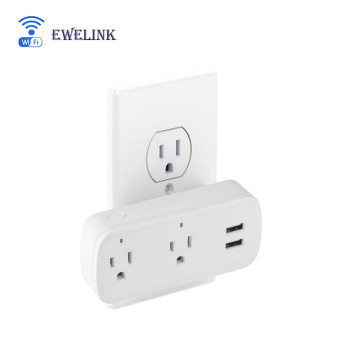 US Plug with WiFi Mesh Support for ewelink Using Tasmota or ESPHome Firmware - 16A Smart Socket without Energy Monitor