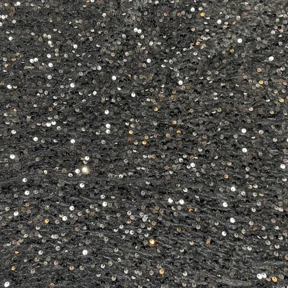 2024 Fashion Show: Colorful 5MM Sequin Embroidery Velvet Fabric for Dress