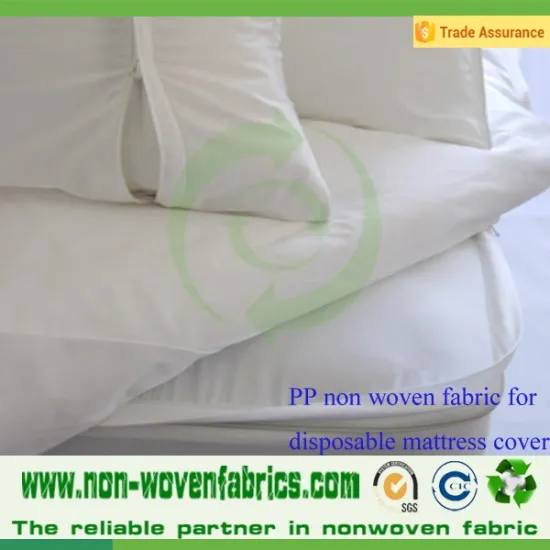 tela no tejida Wholesale pp spunbonded non woven fabric for furniture mattress