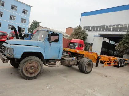 40ft skeletal used big truck trailers for sale