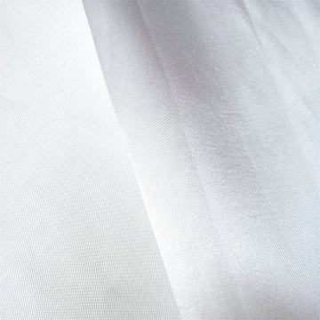 Fabrik Pure Color White Twill Mikado Satin Stoffe