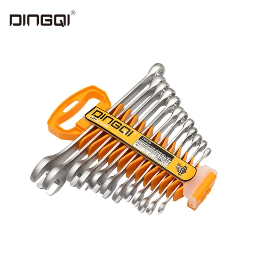 DingQi Promotional 12pcs Combination Ratcheting Wrench Set