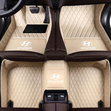 Luxusauto-Matten-Diamant-Auto-Fußmatten-5d Fall für HYUNDAI-Auto-Matten