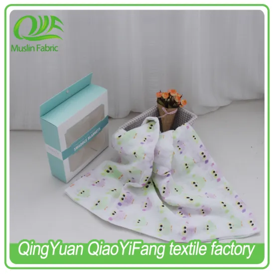 100% Cotton Muslin wrap blanket 120cm*120cm Baby Muslin Swaddle baby muslin blanket
