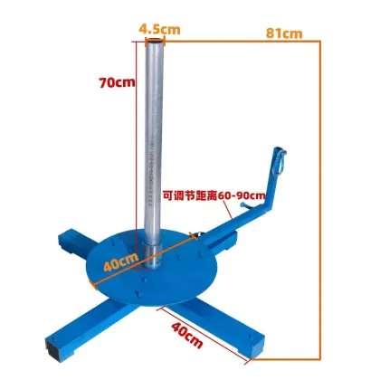 Horizontal Cable Drum Roller Stand