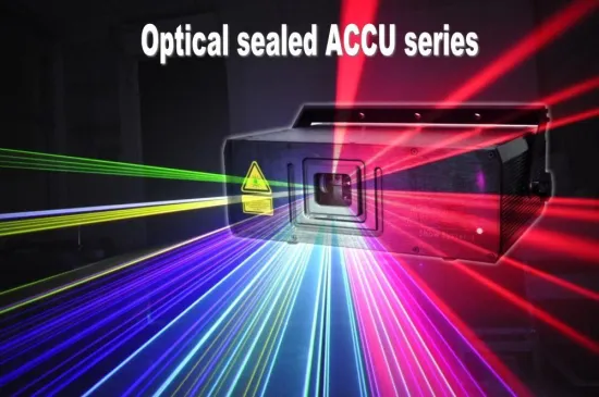 Accu Dj Laser Lighting With Air Cooling Systems , 500mw Rgb Laser