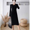 Frauen Pullover Bodycon Midi Pullover Kleid