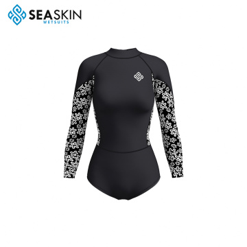 Seaskin 2mm Women long Sleeve Super Stretch Bikini Wetsuit