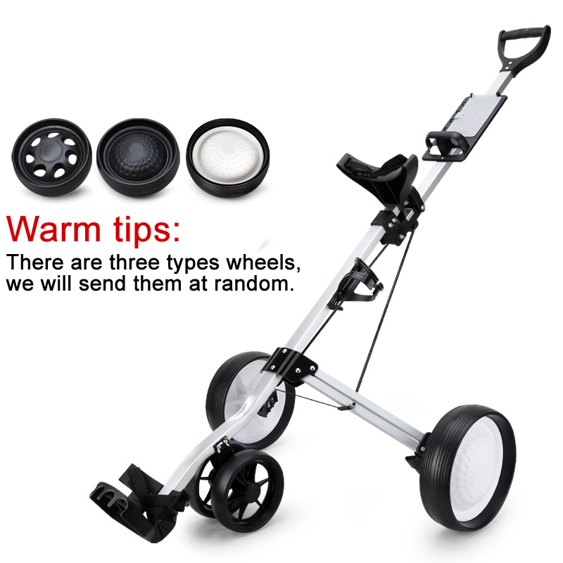 Professional Folding Golf Bag Trolley Outdoor Sports Travel Airport