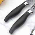 Sawtooth non stick black kitchen knife set