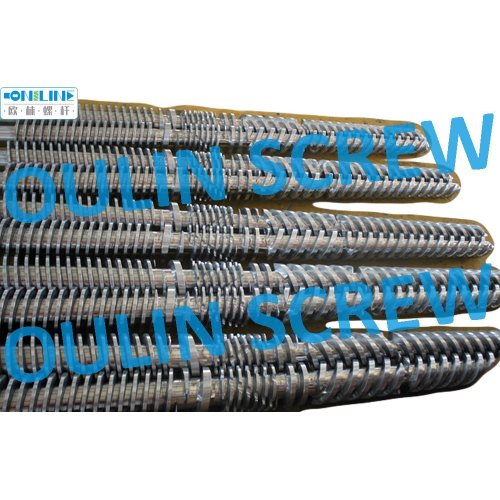 PVC Machine Screw and Barrel, Twin Conical Screw Barrel