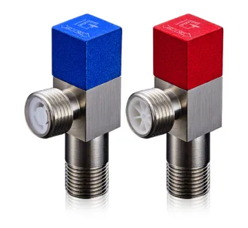Fashion style manual control angle valve bathroom accessories faucet parts washing durable