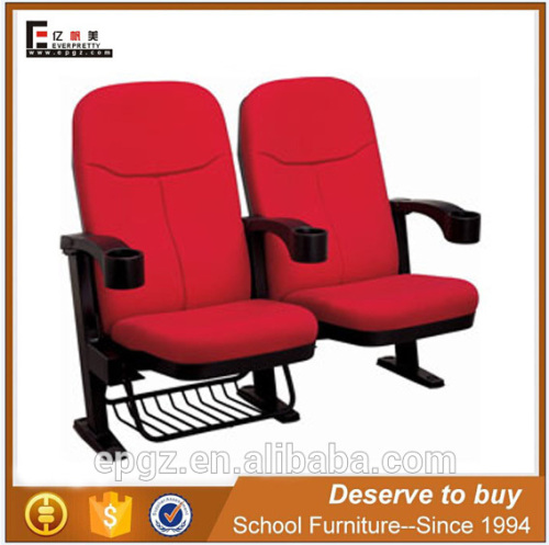 Cheap Fabric Seat and Back Auditorium Theater Furniture Chairs