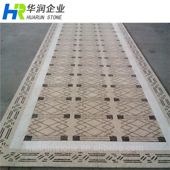 Marble Stone Mosaic Floor Pattern