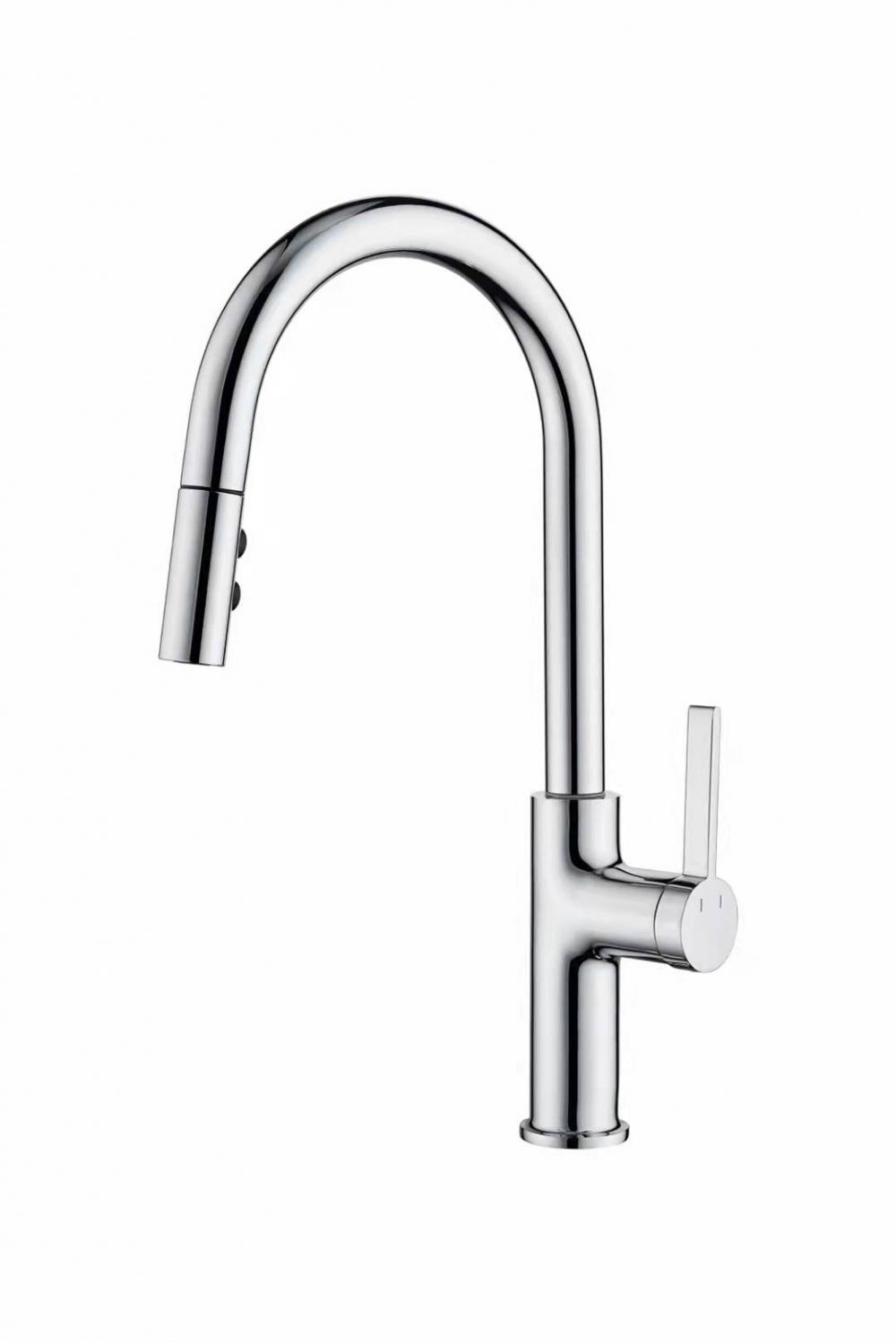 Kitchen Sink Faucets with Pull Down Sprayer