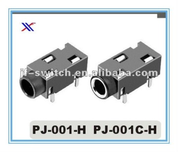 3.5mm mini phone jack PJ-001-H PJ-001C-H