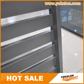 2016 Yekalon New Design Fixed grid Square Tube Aluminium Grille