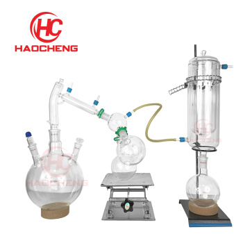 การกลั่นโมเลกุลสูญญากาศสูง: 5L อุปกรณ์การทำให้บริสุทธิ์น้ำมันหอมระเหย