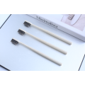 Disposable wheat straw handle adult toothbrush