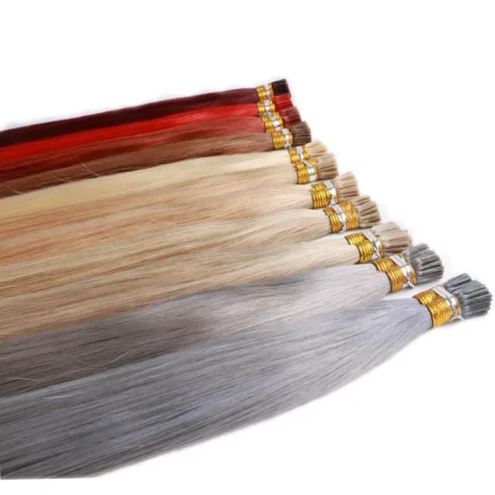 Large stock 22 20 inch cuticle aligned  remy from one donor hair extensions wholesale 1 gr i tip hair extensions