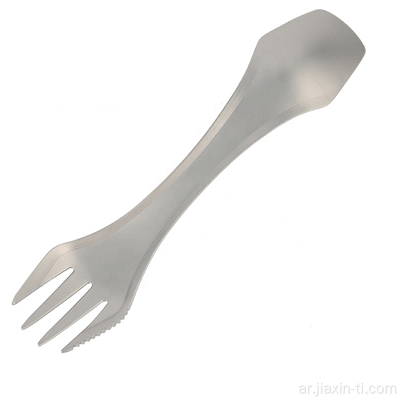 خفيفة الوزن في الهواء الطلق التخييم Titanium Spork