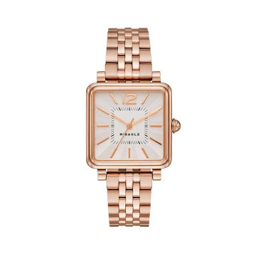 Rose Gold Quartz Analog Water Resistant Stainless Steel Watch for Women