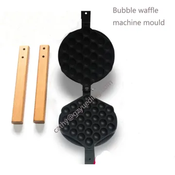 directly factory price egg waffle machine mould bubble waffle baking pan iron Eggettes mold Non-stick Plate