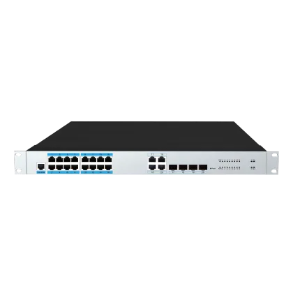 Gigabit PoE Ethernet Switch for Ubiquiti Antenna Network - 20 Port Industrial Switch