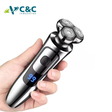 4 in 1 Hot Selling Face Hair Remover USB Groomer Waterproof Rotary Razor Beard Nose Hair Trimmer Electric Shaver for Men