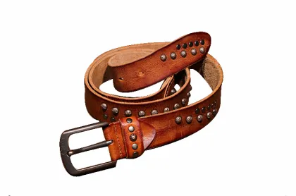Rivet retro belt pin buckle belt