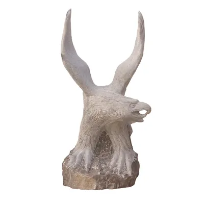 garden eagle stone statue