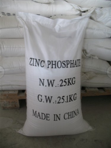 solução de fosfato de zinco com tinta de água